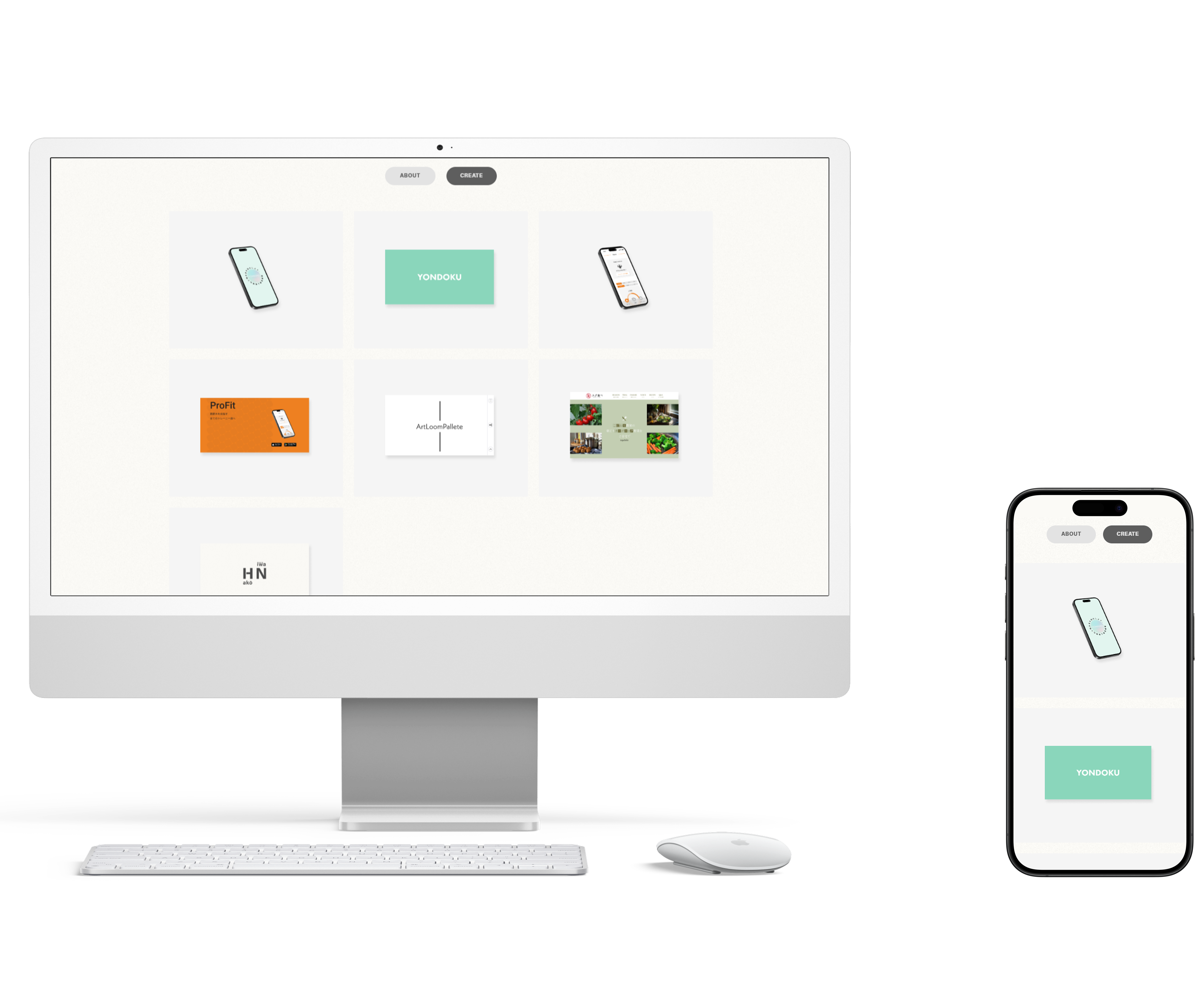 ポートフォリオサイト